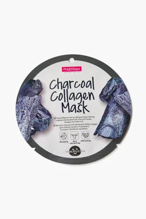 Forever 21 Women's Purederm Charcoal Collagen Face Mask Green Forever 21