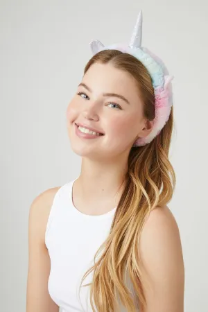Forever 21 Women's Unicorn Plush Headwrap Pink/Multi Forever 21