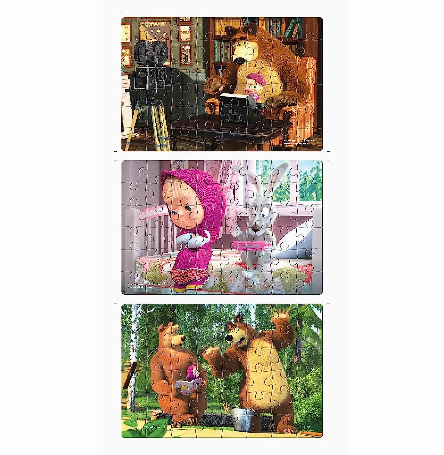 Frank Masha The Bear 3In1 Puzzle