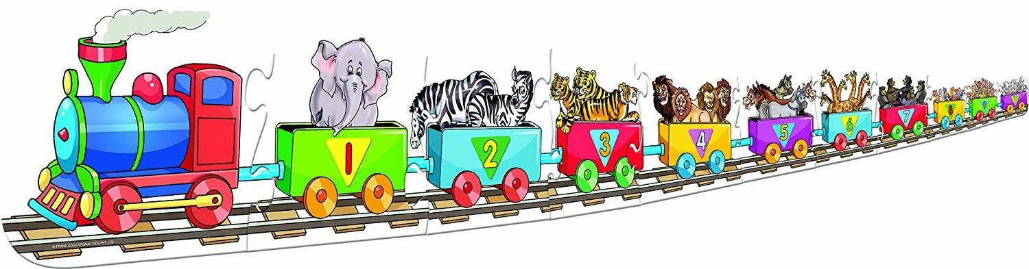 Frank Number Train Jigsaw Puzzle (22 Pcs)