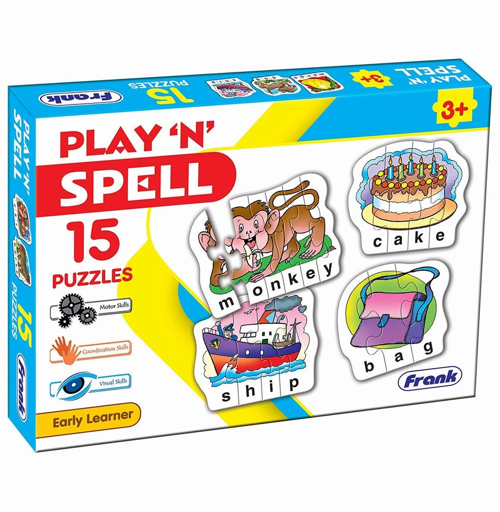 Frank Play 'N' Spell 15 Puzzle
