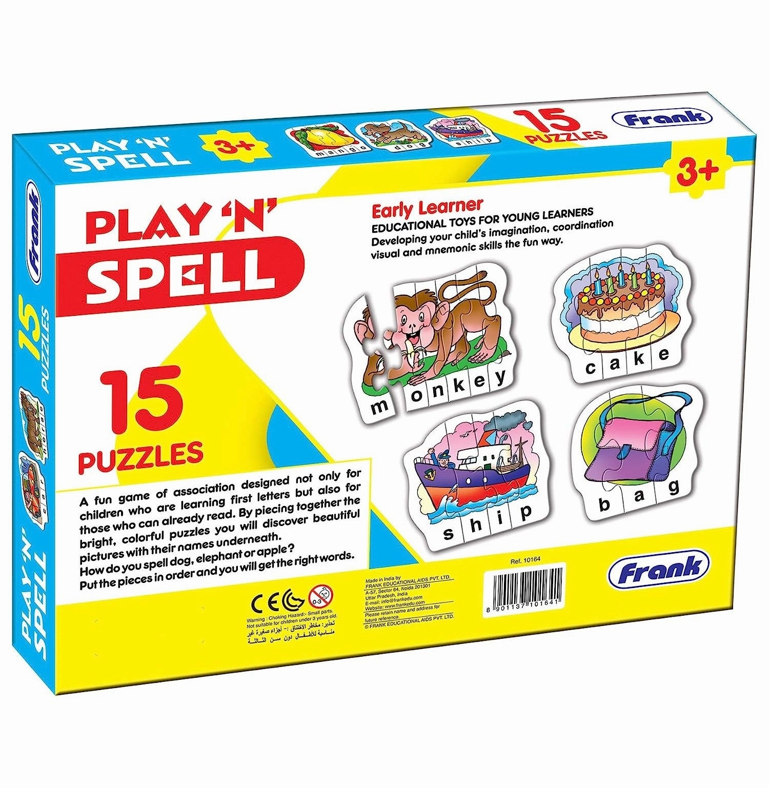 Frank Play 'N' Spell 15 Puzzle