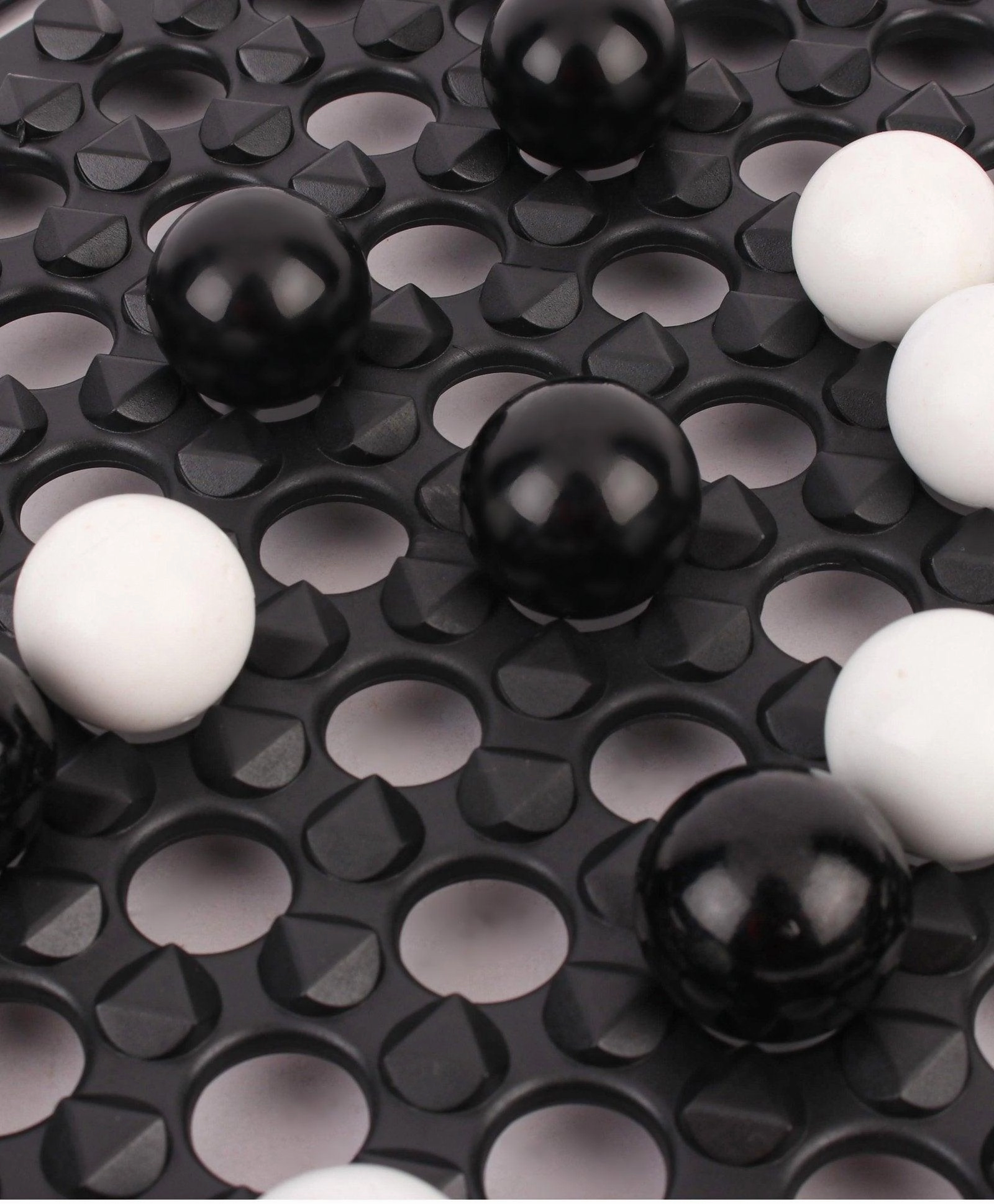 Funskool Abalone Strategical Hexagonal Board Game - Black And White