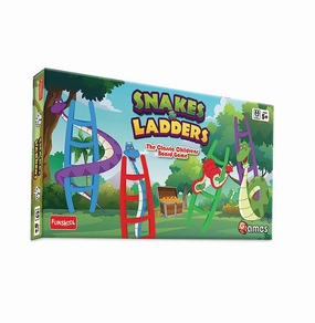 Funskool Games Snakes and Ladders,Multicolor