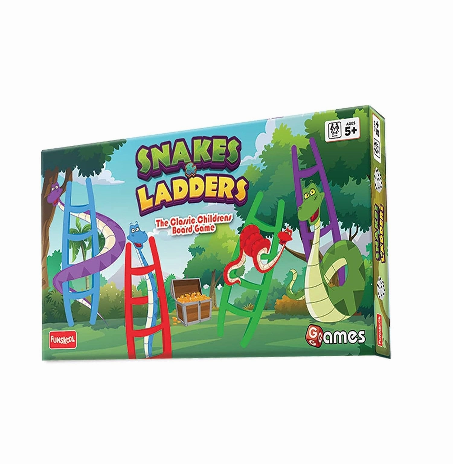 Funskool Games Snakes and Ladders,Multicolor