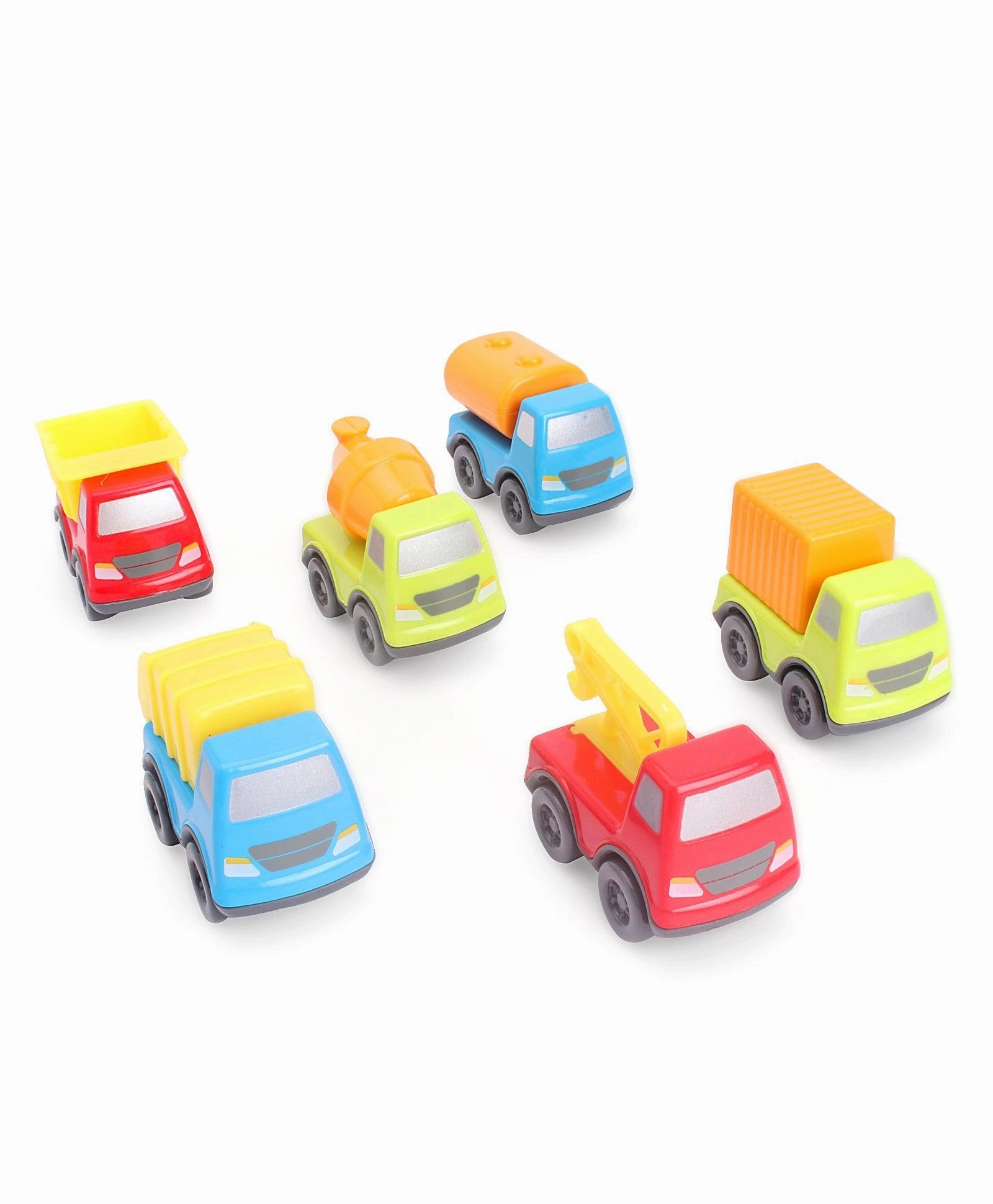 Funskool Giggles Mini Vehicle Construction Series Gift Pack of 6 for Ages 2 