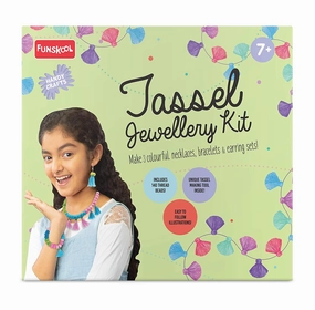 Funskool Handycrafts Tassel Jewellery - Jewellery Making Kits for Ages 7 