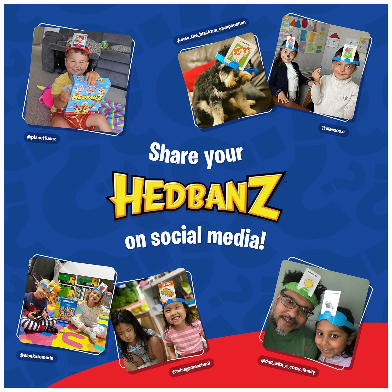 Funskool Spin Master Hedbanz Picture Guessing Board Game for 2-6 Players Ages 3 Years  