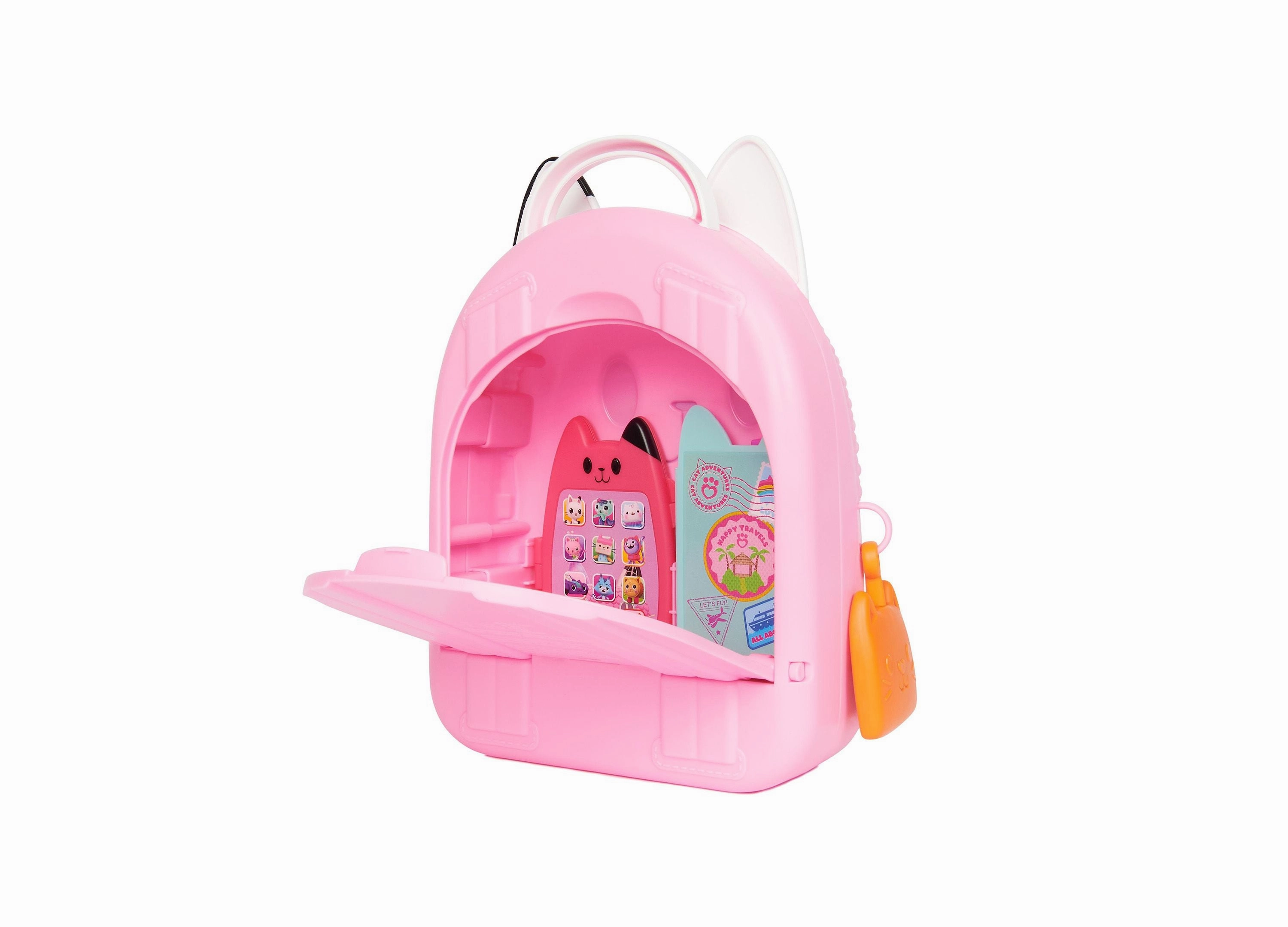 Gabby's Dollhouse 11-Piece On-The-Go Travel Set - Pretend Play Adventure