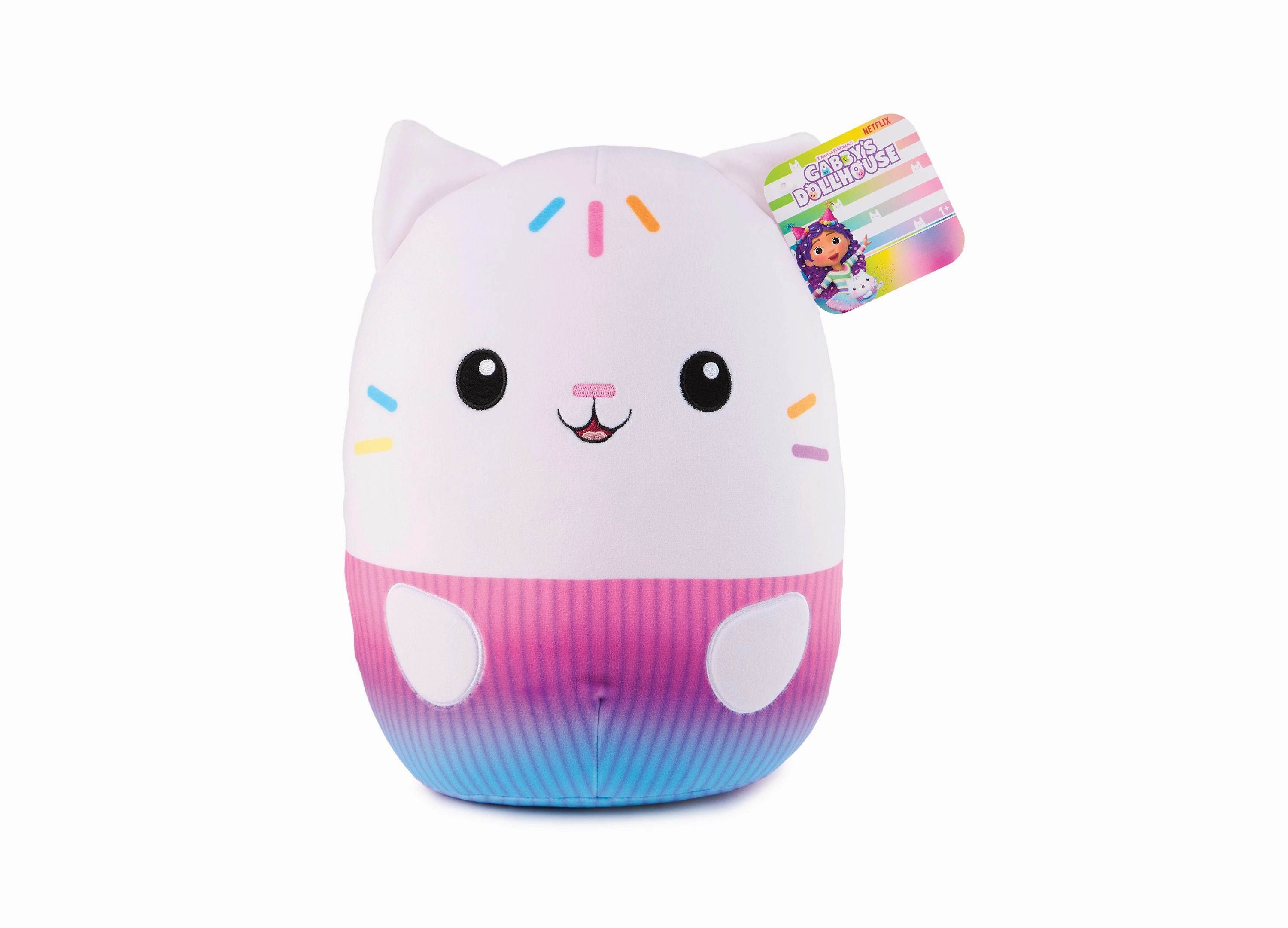 Gabby's Dollhouse 14 inch Cakey Cat Plush Toy