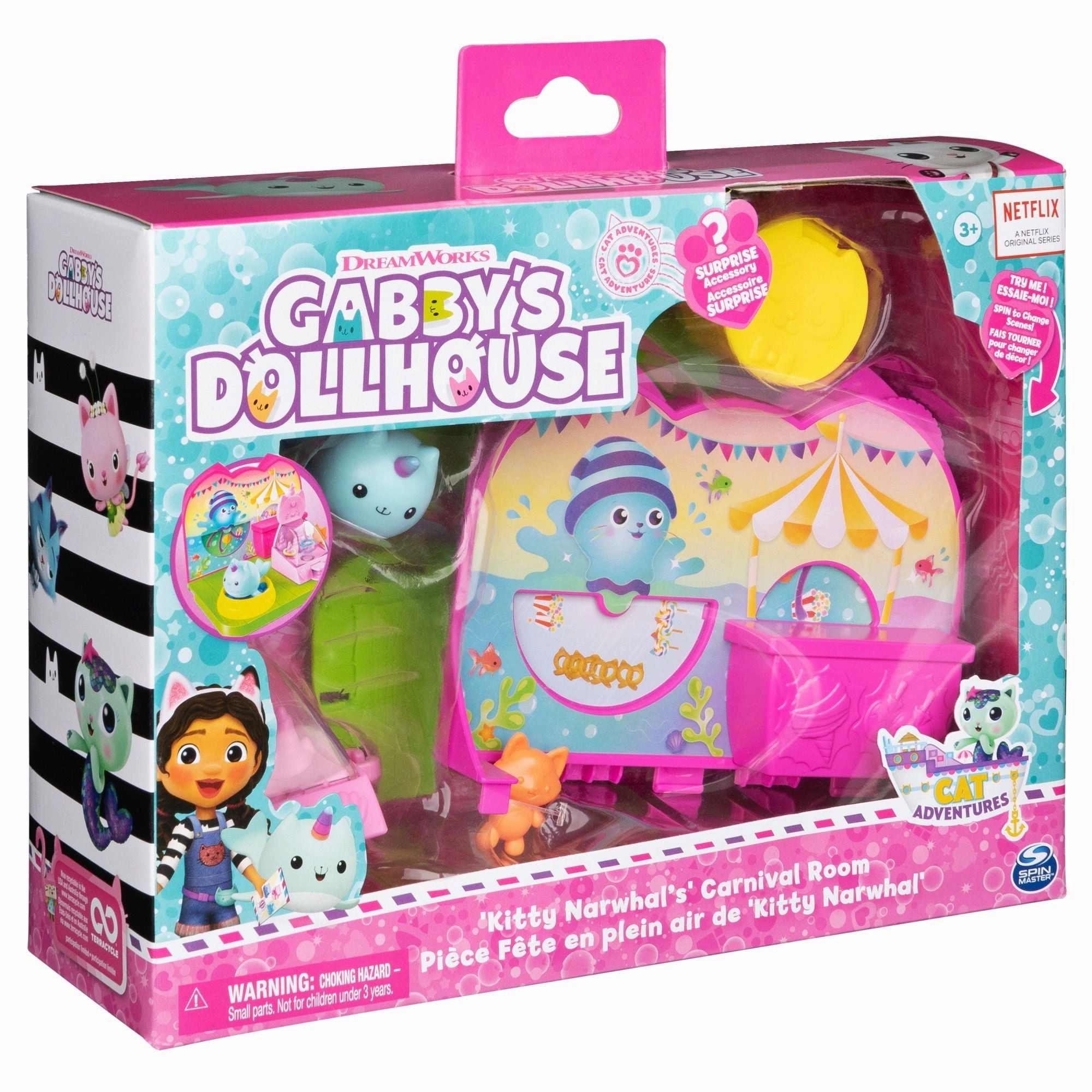 Gabby's Dollhouse Deluxe Room - Kitty Narwhals Carnival Room