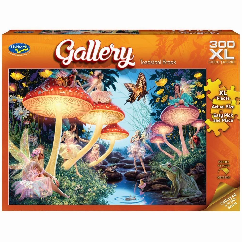 Gallery Series 7 300 Piece Xl Puzzle Toadstool Brook