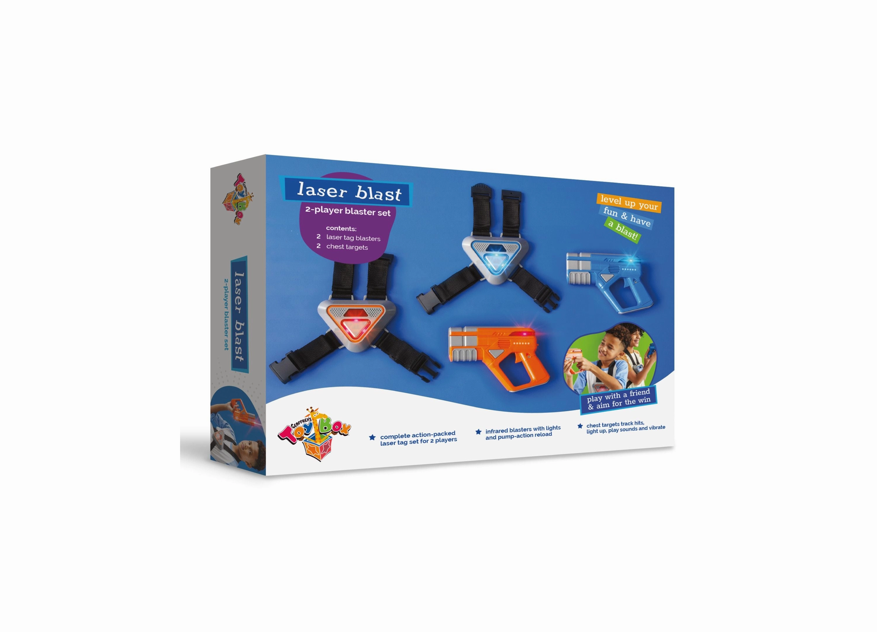Geoffrey's Toy Box Laser Blast 2-Player Interactive Blaster Set