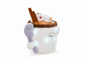 Geoffrey's Toy Box Star Brights 12-inch LED Light-Up Plush Hot Chocolate Toy
