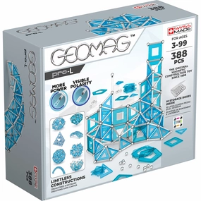 Geomag MASTERBOX PRO-L Magnetic Building Set, 388 Pieces