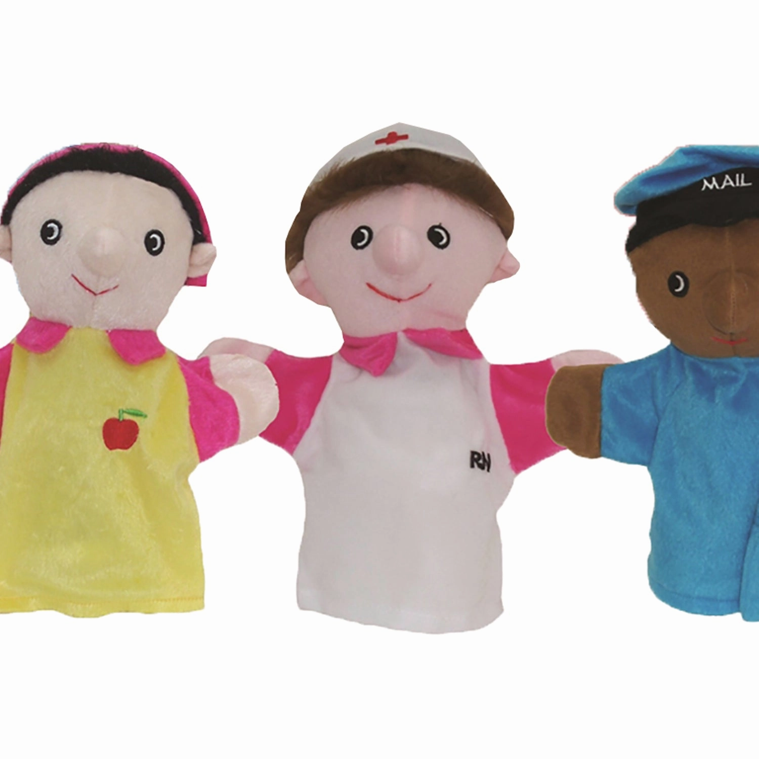 Get Ready Kids Multicultural Community Helper Puppet Set, 10 Pieces