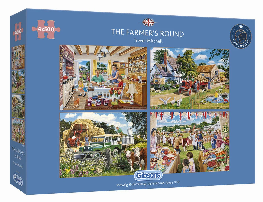 Gibsons: The Farmer's Round (4 X 500pc)