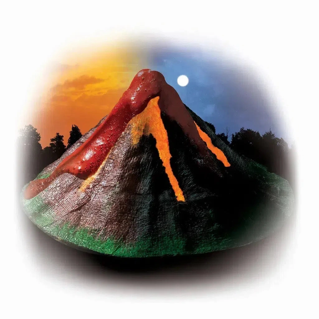 Glow in the Dark Giant Volcano