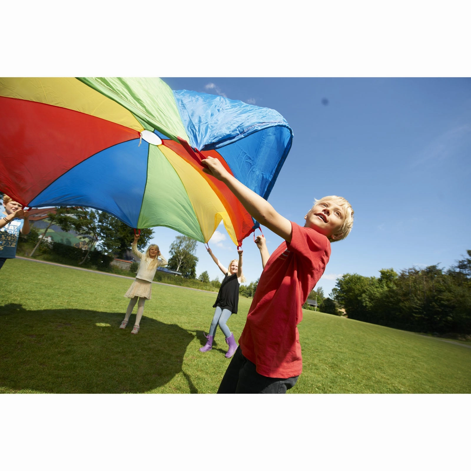 GONGE 12' Multi-Size Outdoor Play Parachute for Kids