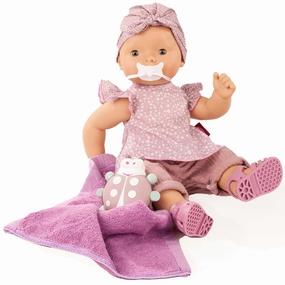 Gotz Maxy Aquini 16.5 inch Bath Baby Doll with Blue Sleeping Eyes