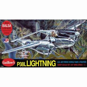 Guillow's Lockheed P-38 Lightning Giant Scale Model Kit