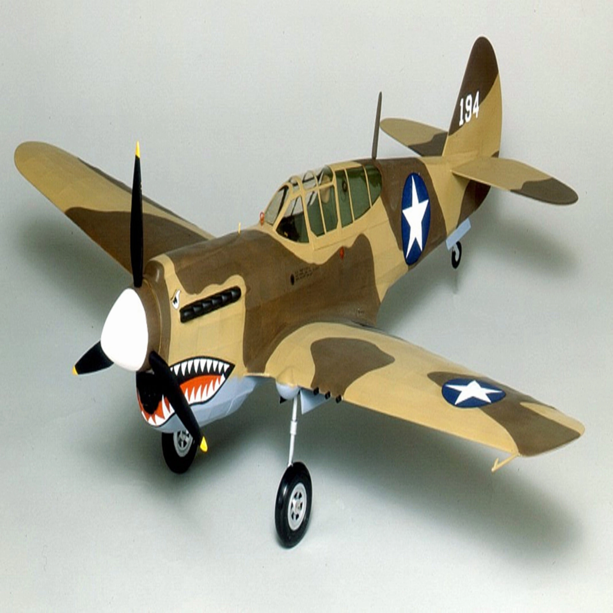 Guillow's P-40 Warhawk 1/16 Scale Laser Cut Model Kit