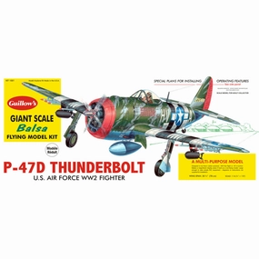 Guillow's P-47D Thunderbolt 1/16 Scale Model Kit