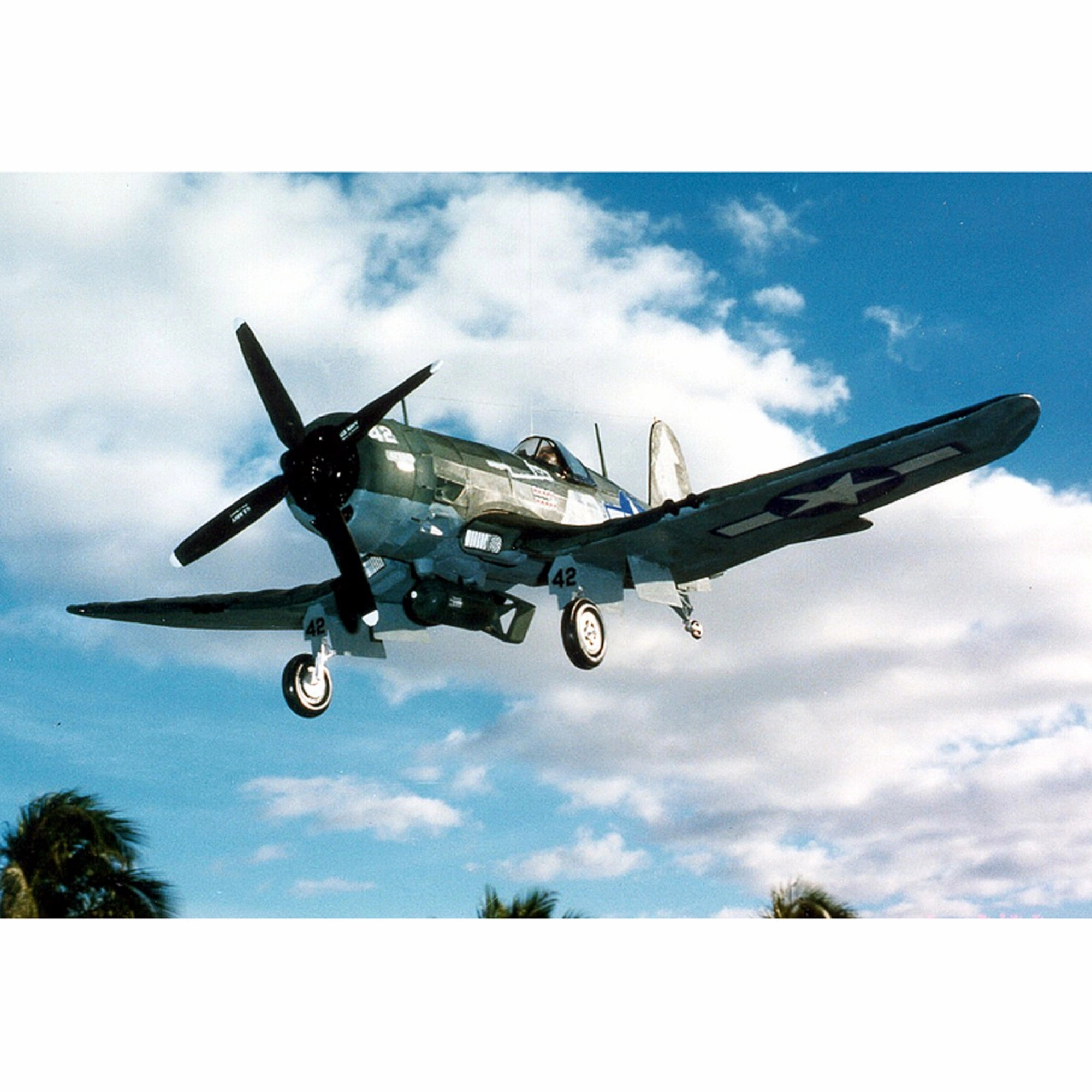 Guillow's Vought F4U-4 Corsair 1/16 Scale Model Kit