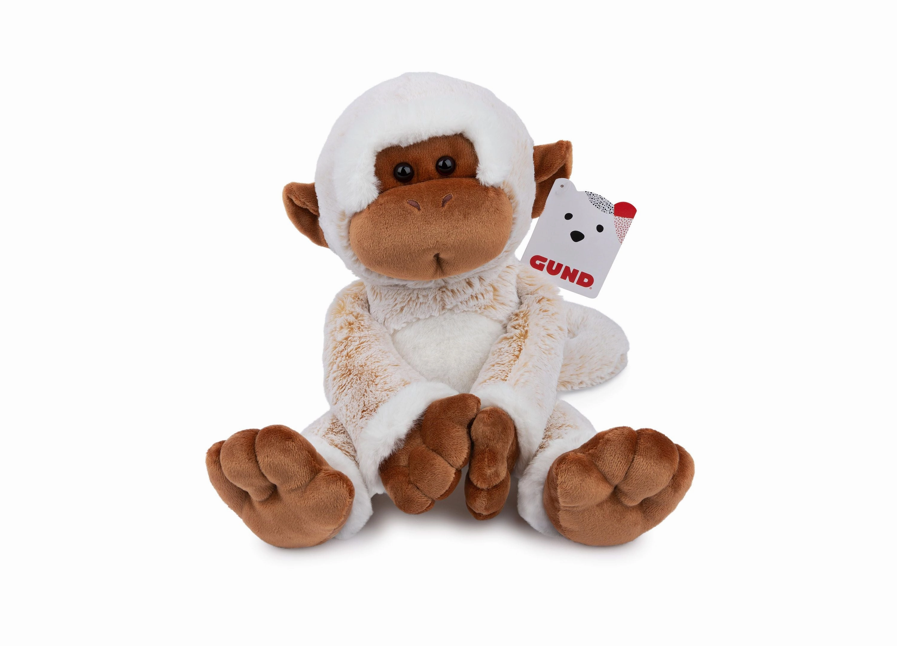 Gund 15 inch Tilly The Monkey Plush - Coffee-and-Cream