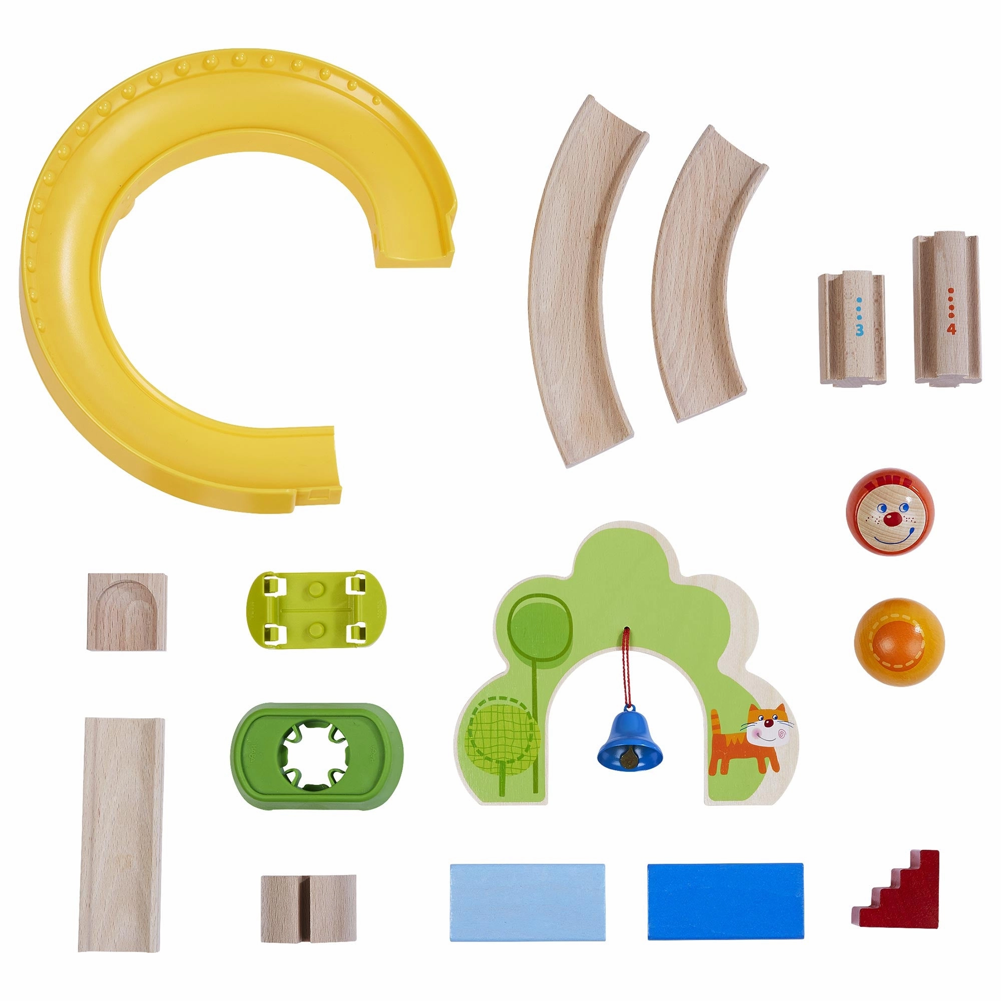 HABA Kullerbu Spiral 26 Piece Starter Track Set - Interactive Play System