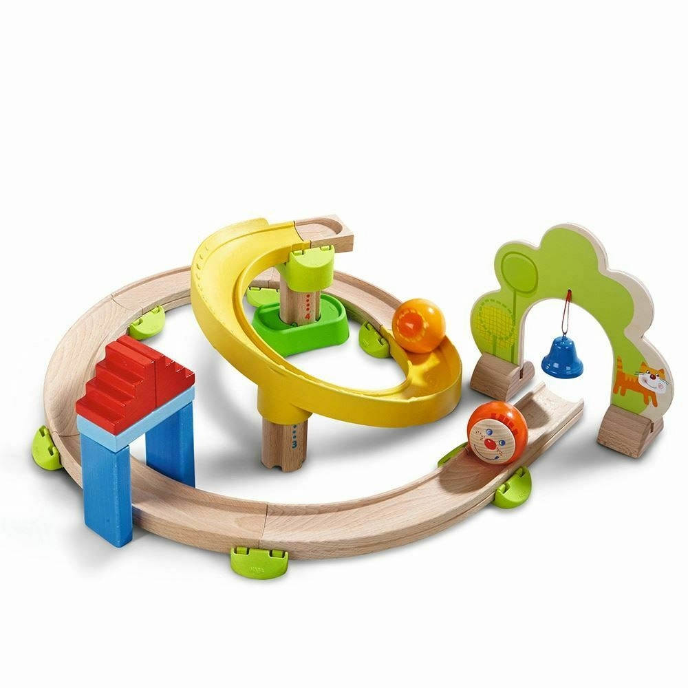 HABA Kullerbu Spiral 26 Piece Starter Track Set - Interactive Play System
