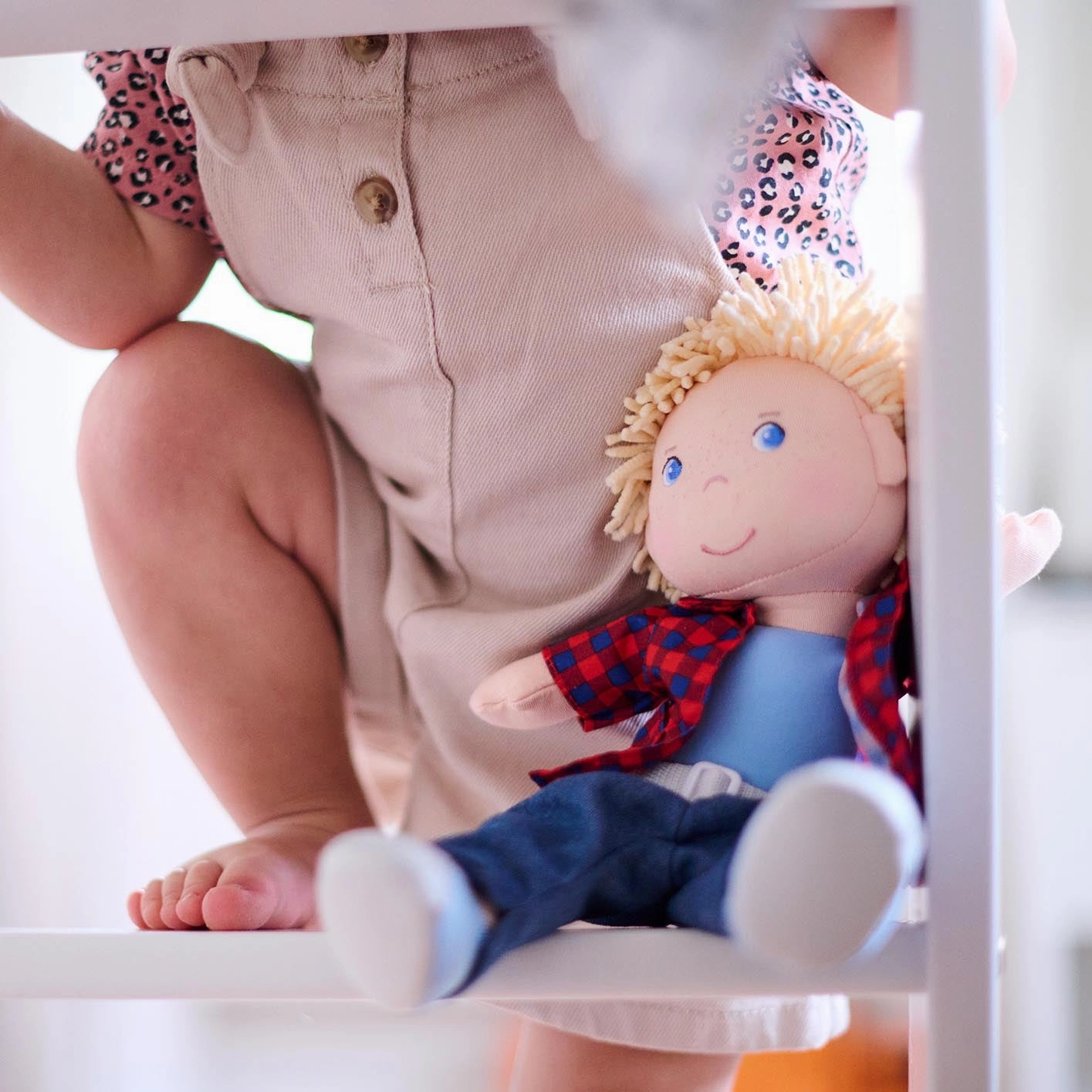 HABA Nick 12-Inch Adventure-Ready Soft Doll with Blue Eyes