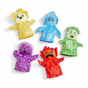 Hand2Mind Feelings Family Emotion Exploration Puppet Set