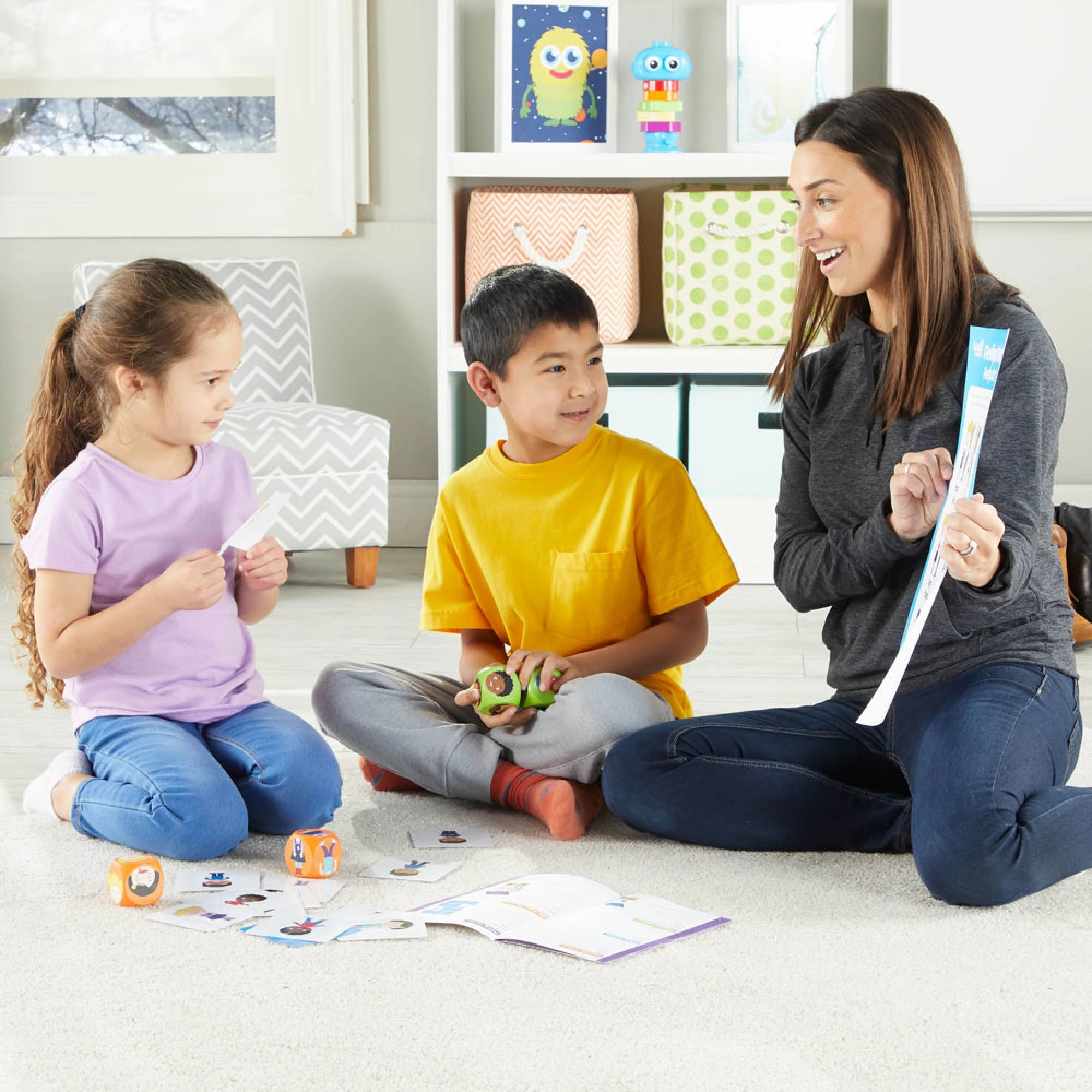 Hand2Mind Learn About Feelings Activity Set - Emotion Exploration for Kids