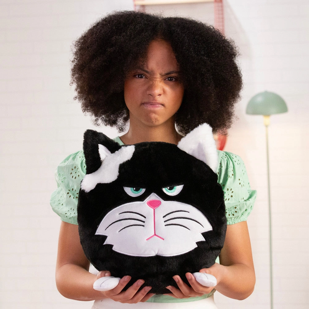 Hangry Petz Bella Black Cat 12 Inch Talking Plush