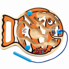 Hape Go-Fish-Go Magnetic Wooden Toddler Maze Puzzle