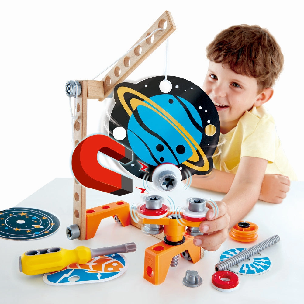 Hape Junior Inventor Magnet Science Lab Set - 34pcs