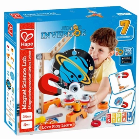 Hape Junior Inventor Magnet Science Lab Set - 34pcs