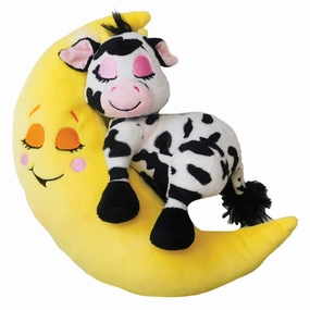 Happy Nappers Lullabrites 10 inch Interactive Moon Pet Cow - Lights & Sounds