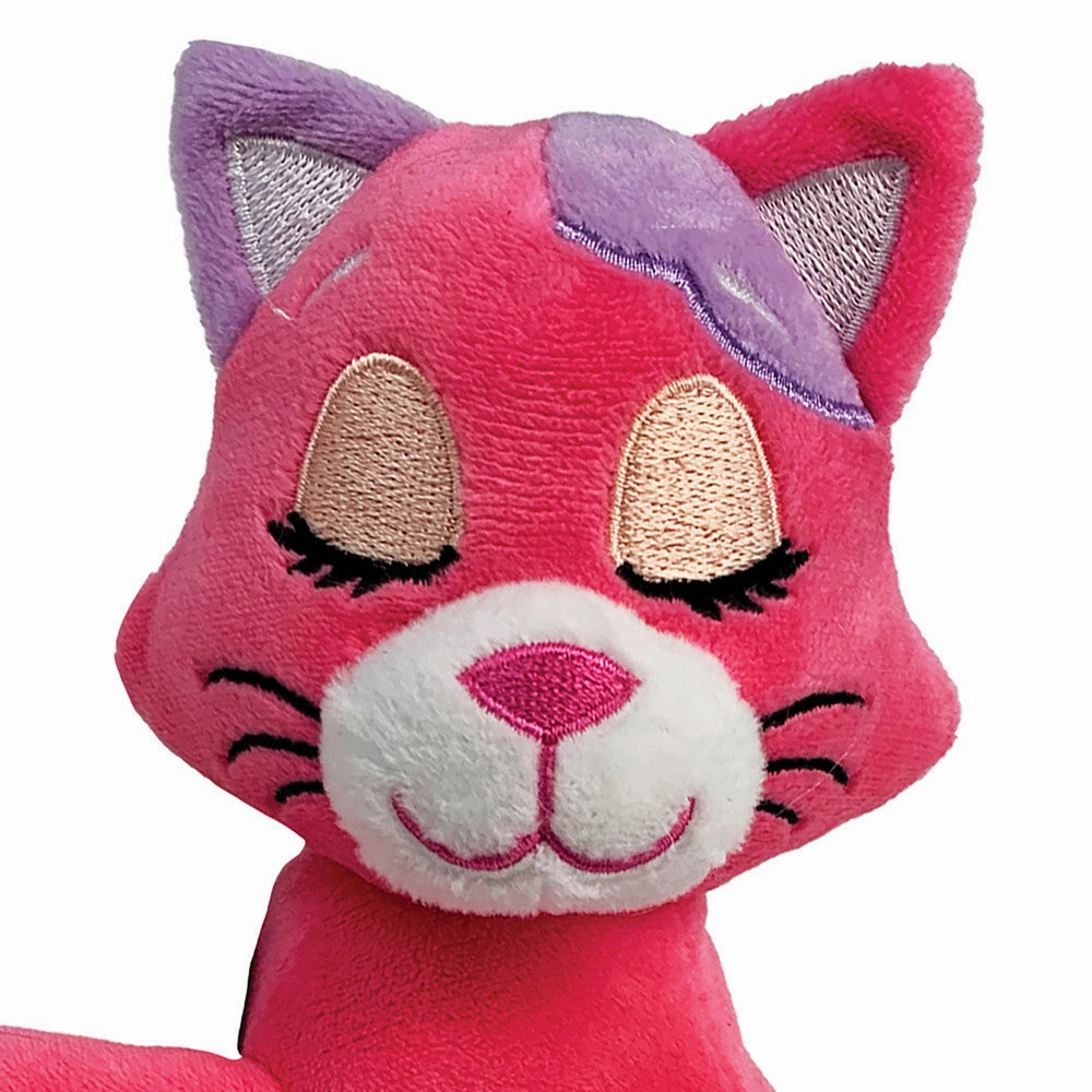 Happy Nappers Lullabrites 10 inch Interactive Pink Cat Moon Pet Plush