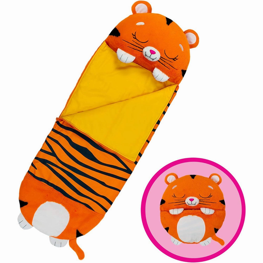 Happy Nappers Tiger Tobi 66 inch Plush Sleepy Sack - Large