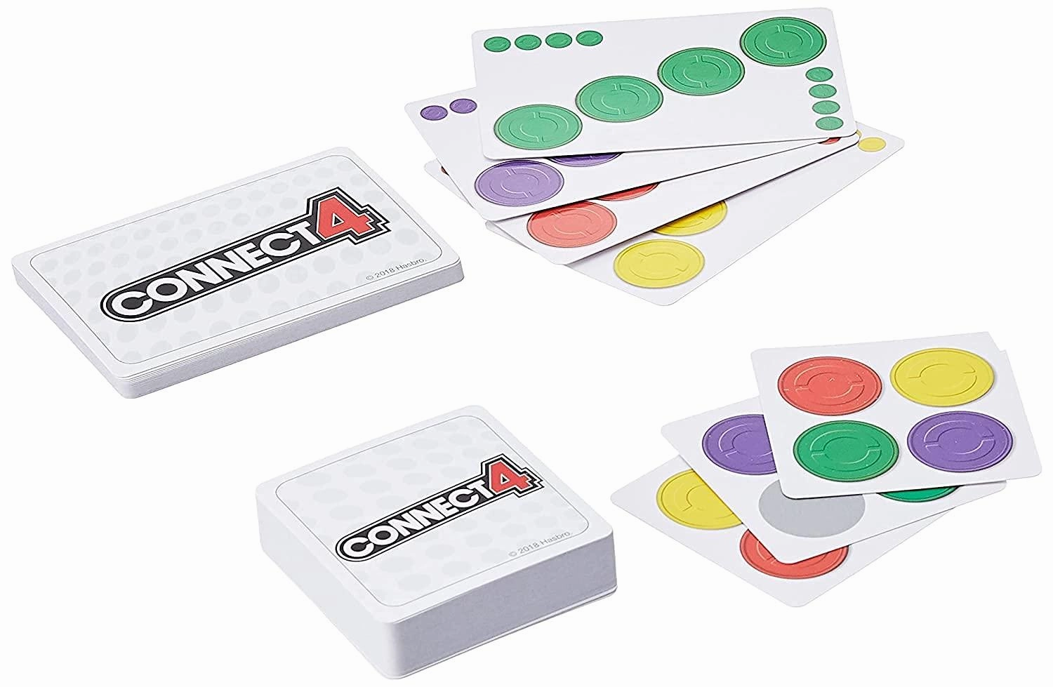 Hasbro Gaming Connect 4 Card Game for Kids Ages 6 and Up