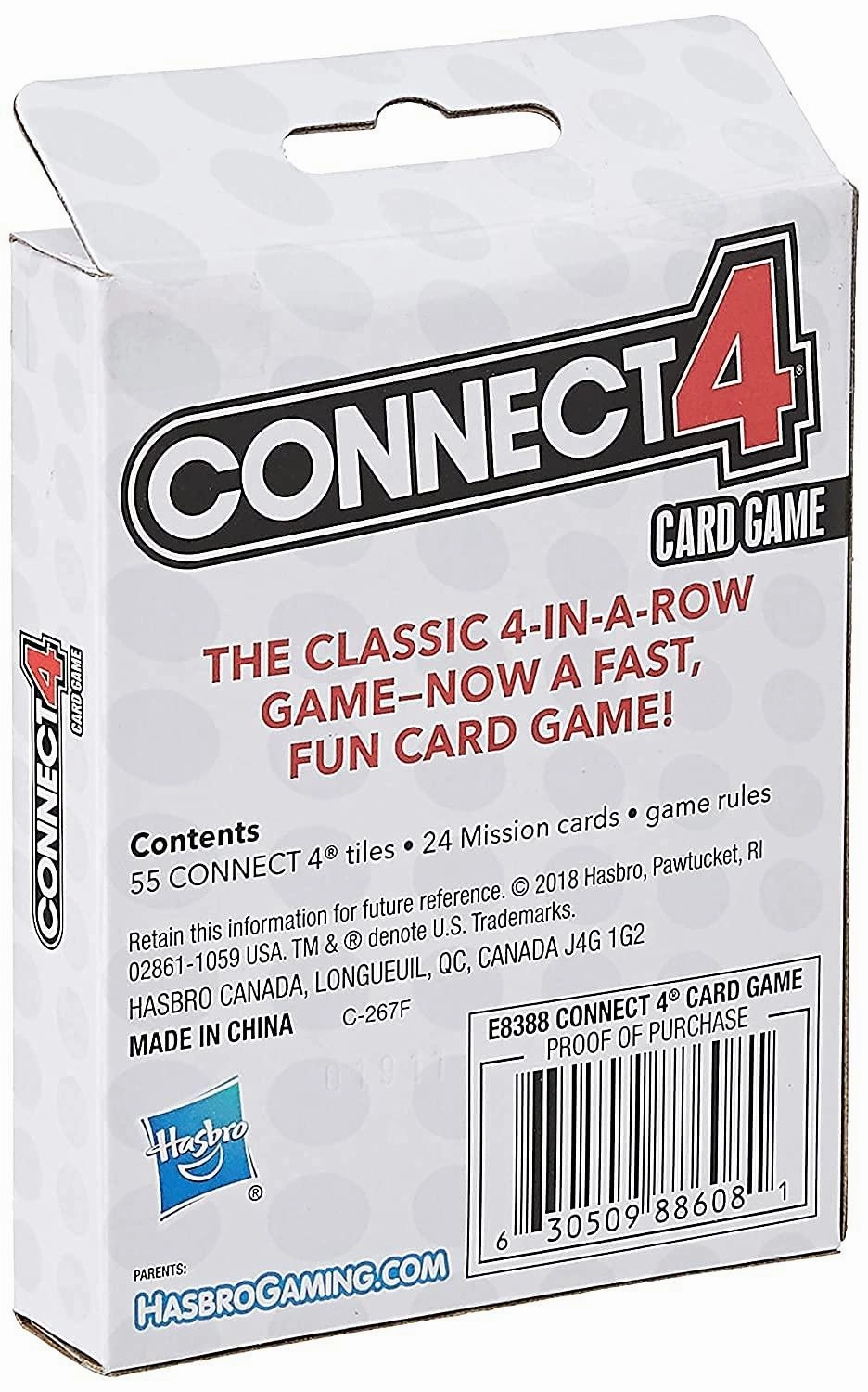 Hasbro Gaming Connect 4 Card Game for Kids Ages 6 and Up