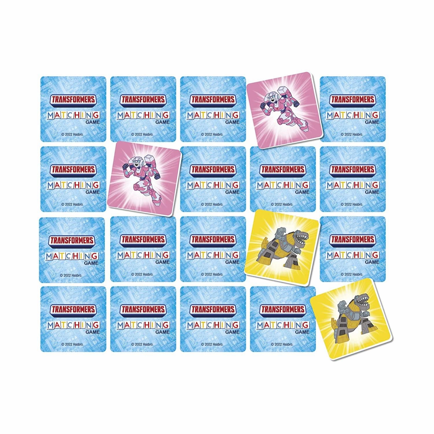 Hasbro Gaming Transformers Matching Game for Kids Ages 3 and Up