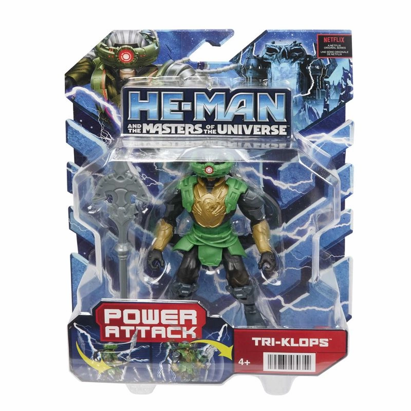 He-Man And The Masters Of The Universe Power Attack Action Figure - Tri-Klops