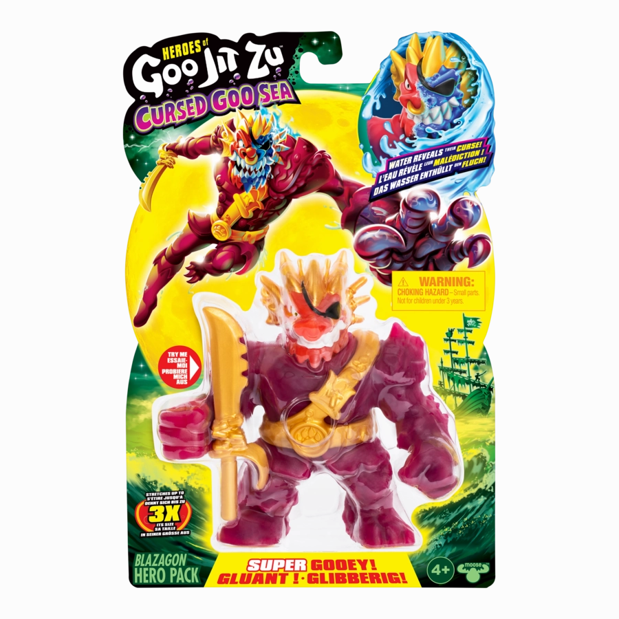 Heroes Of Goo Jit Zu Cursed Goo Sea S10 Hero Pack - Blazagon