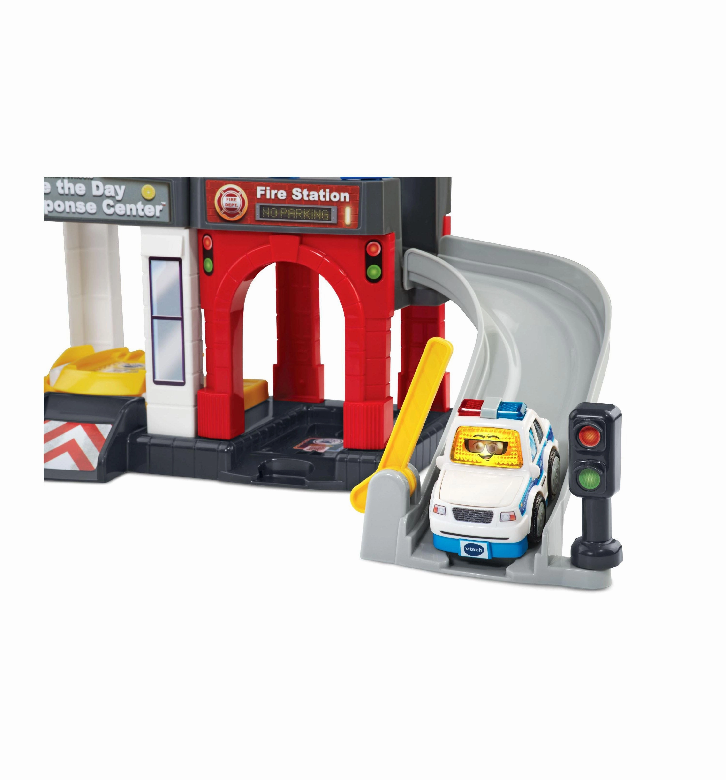 Heroic Hideout Action Playset - Fire Station & Police Tower