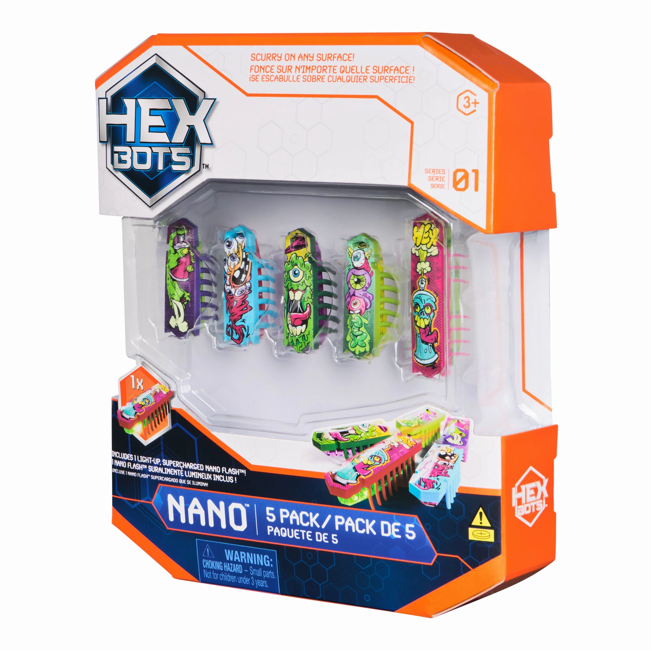 Hexbots Flash Nano 5Pk Mixed