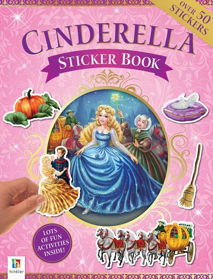 Hinkler Fairytale Princess Sticker Book Cinderella