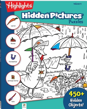 Hinkler Highlights Hidden Pictures Colouring Book Volume 4
